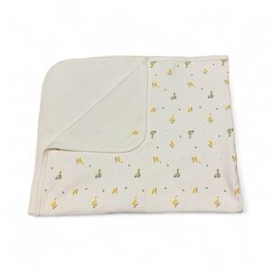 Baby Gap Farmhouse Duck Y2K 1999 Print Cotton Receiving Blanket Vintage Cotton